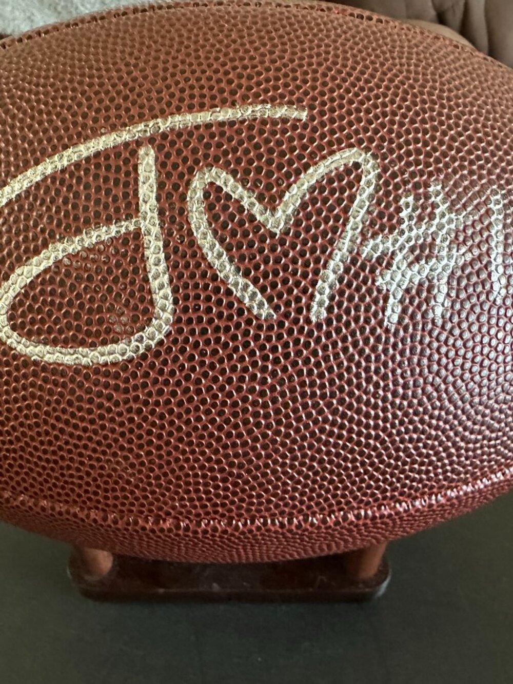 JORDAN LOVE SIGNED GREEN BAY PACKERS QB AUTOGRAPHED WILSON FOOTBALL W/COA - 26-3